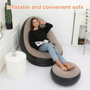 Inflatable Lounge Sofa with Footstool