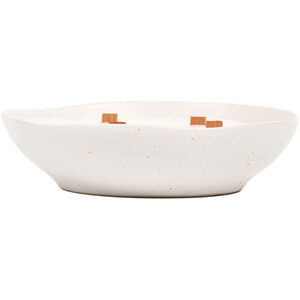 Large Crackle Wick Citronella Bowl
