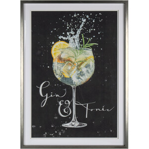 Embellished Gin and Tonic Framed Art