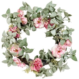 Pink Peony Wreath