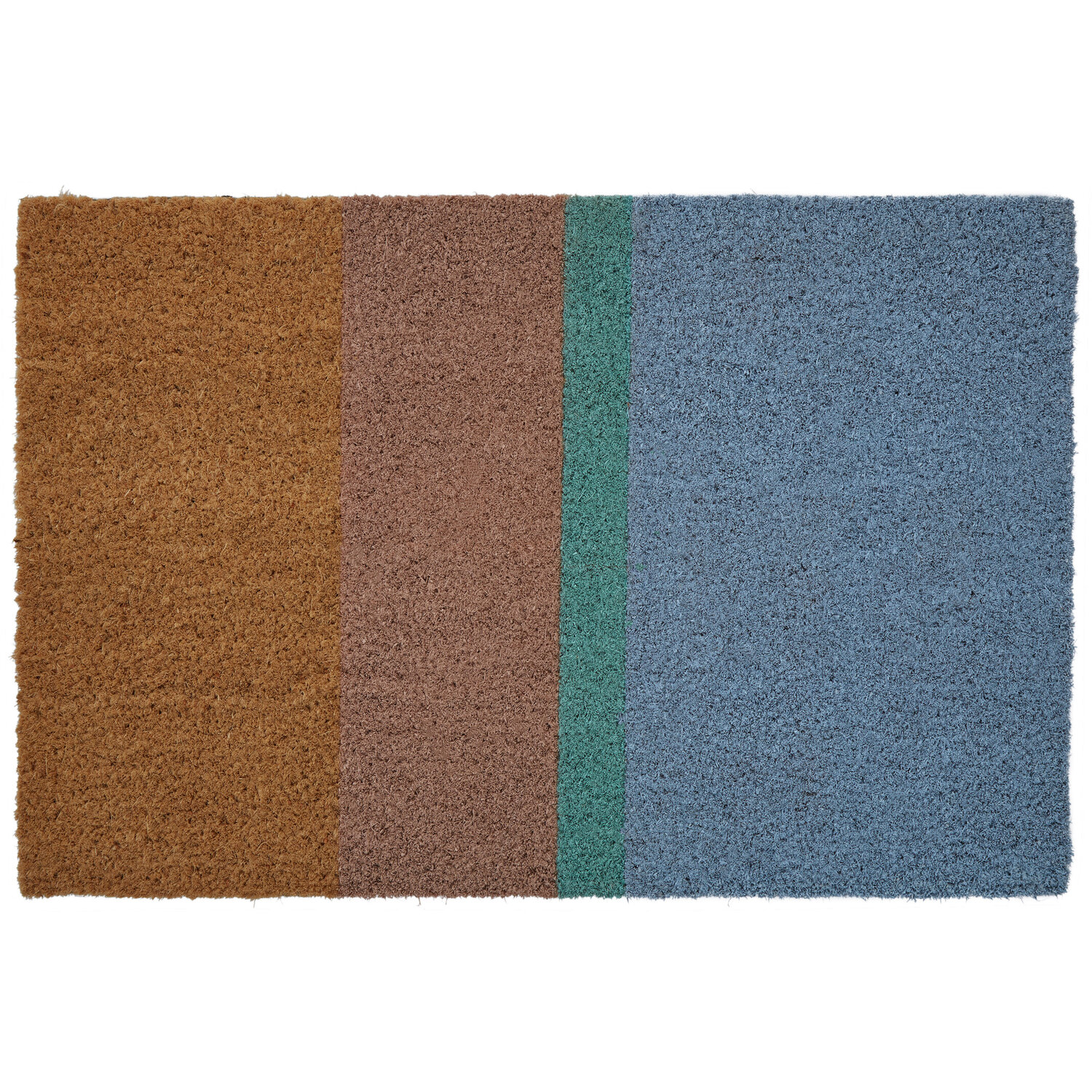Filta Coir Doormat With Stripes - Multicolour