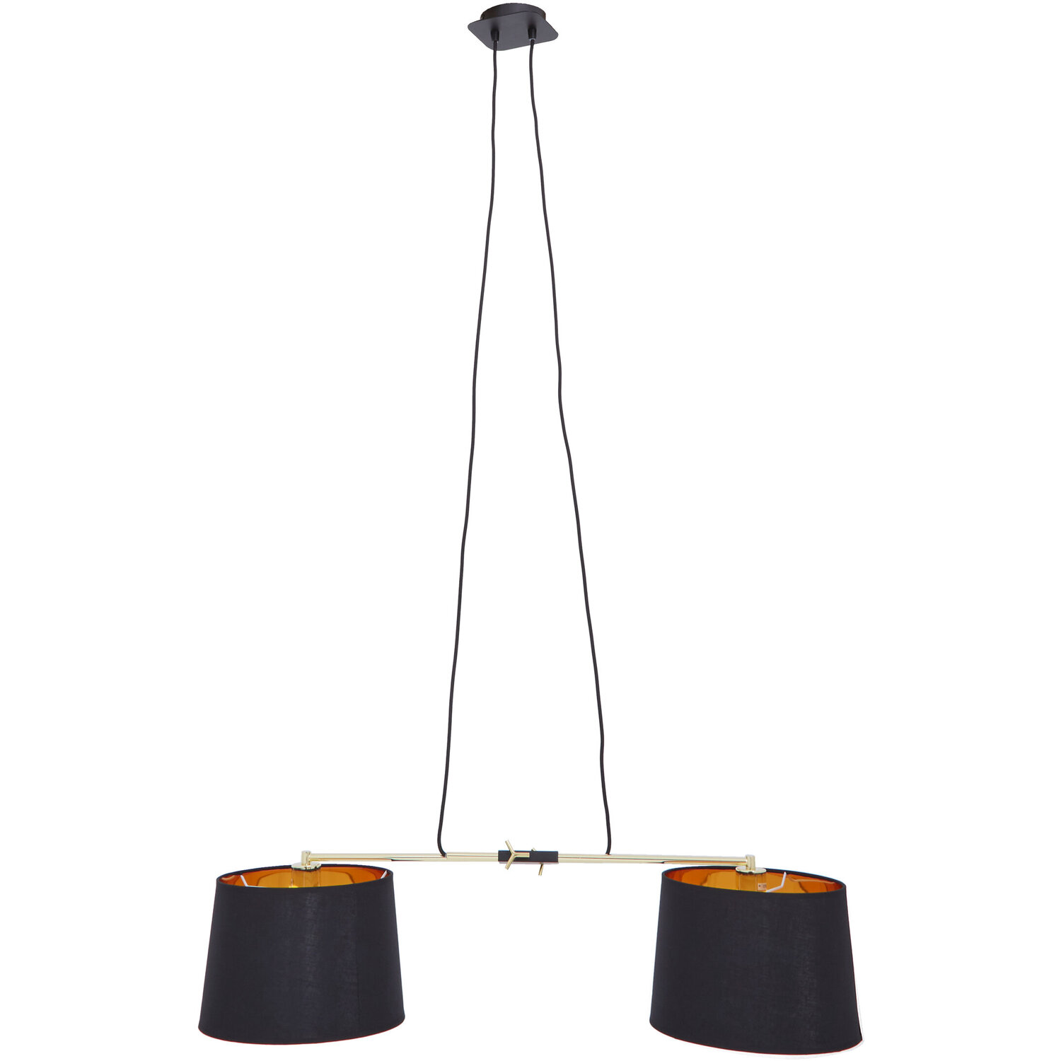 Leni 2 Bulbs Pendant Light - Gold