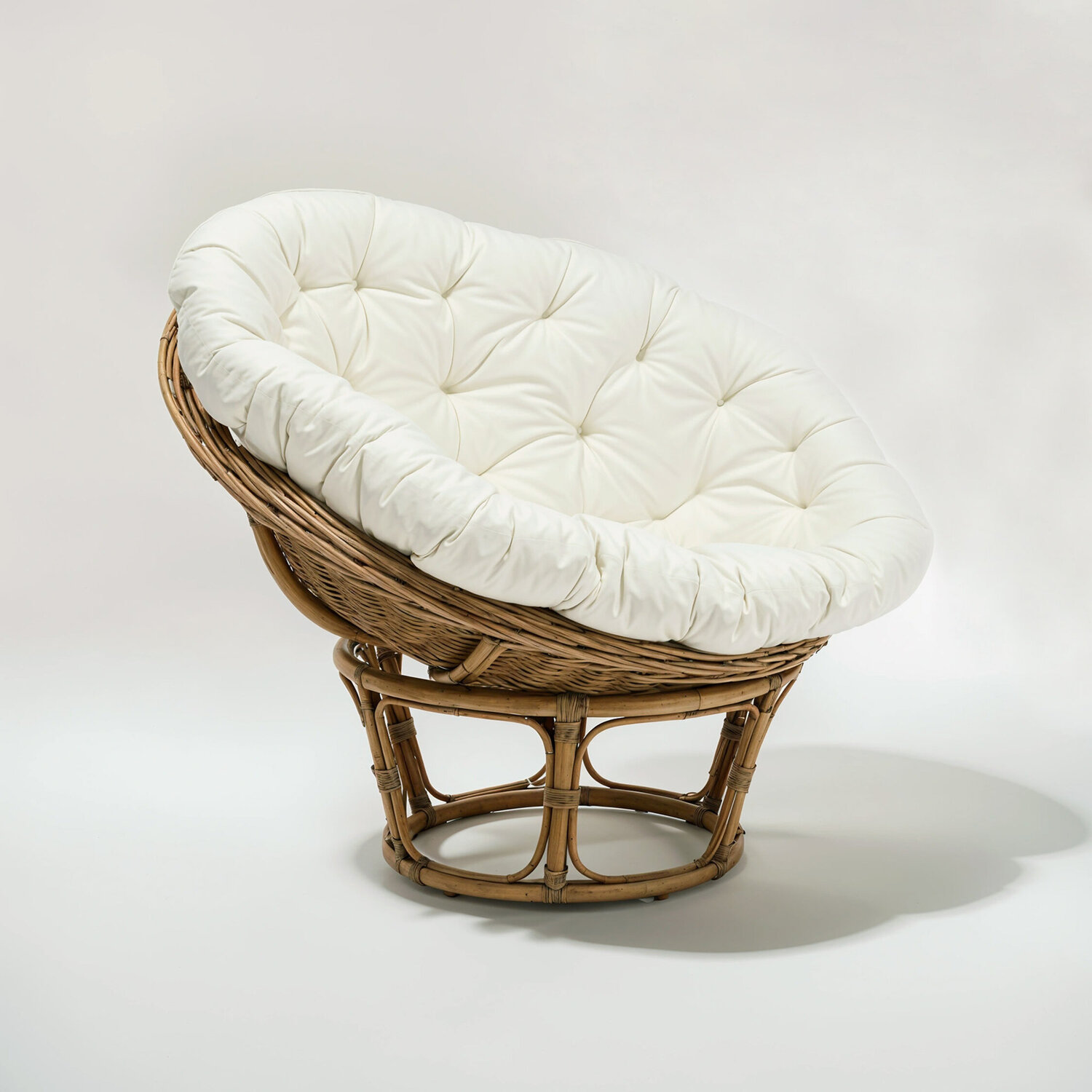 Vogue Black Velvet Lounge Chair - Cream