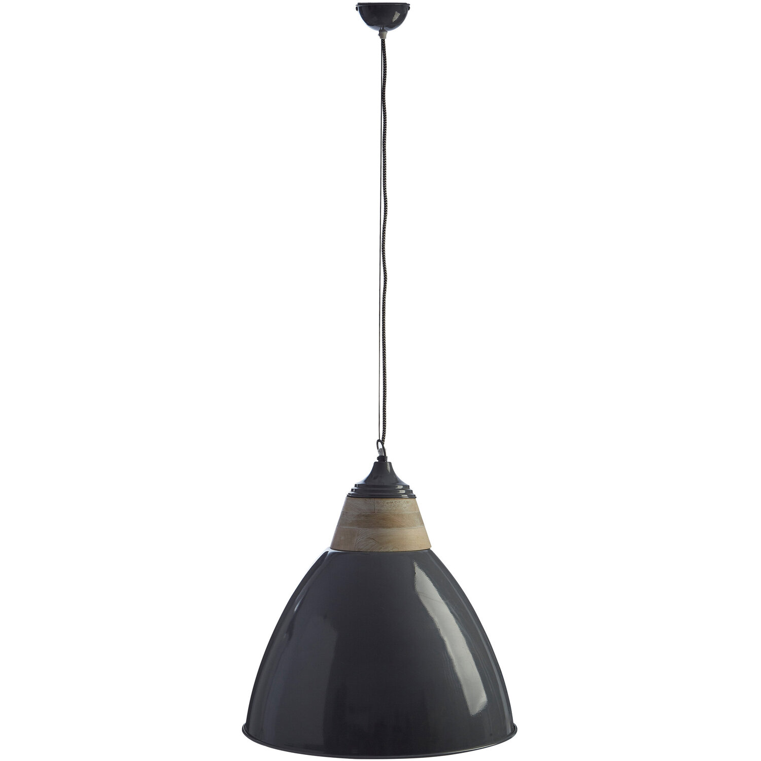 Oslo Grey Extra Large Pendant Light - Grey