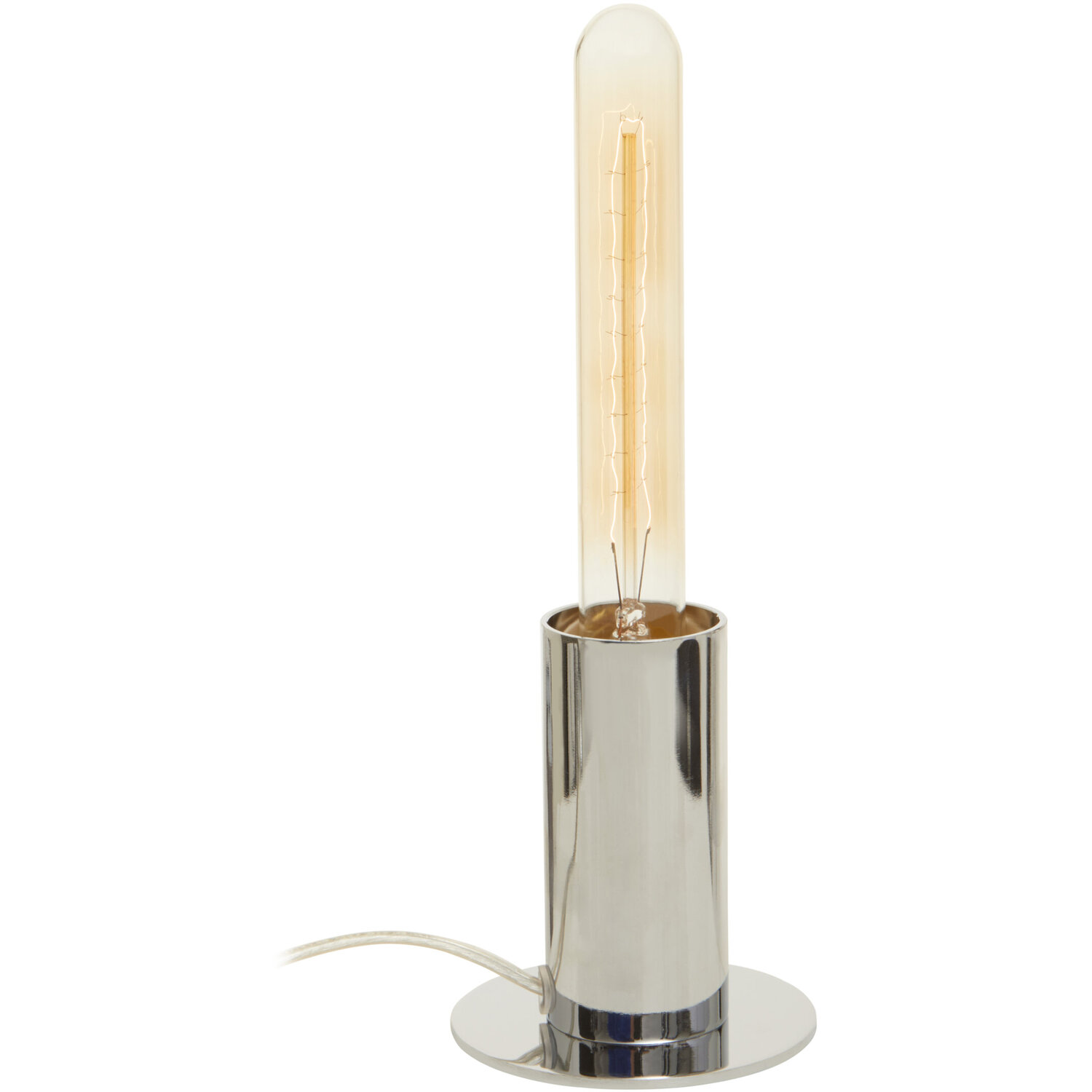 Stockholm Chrome Finish Table Lamp - Silver
