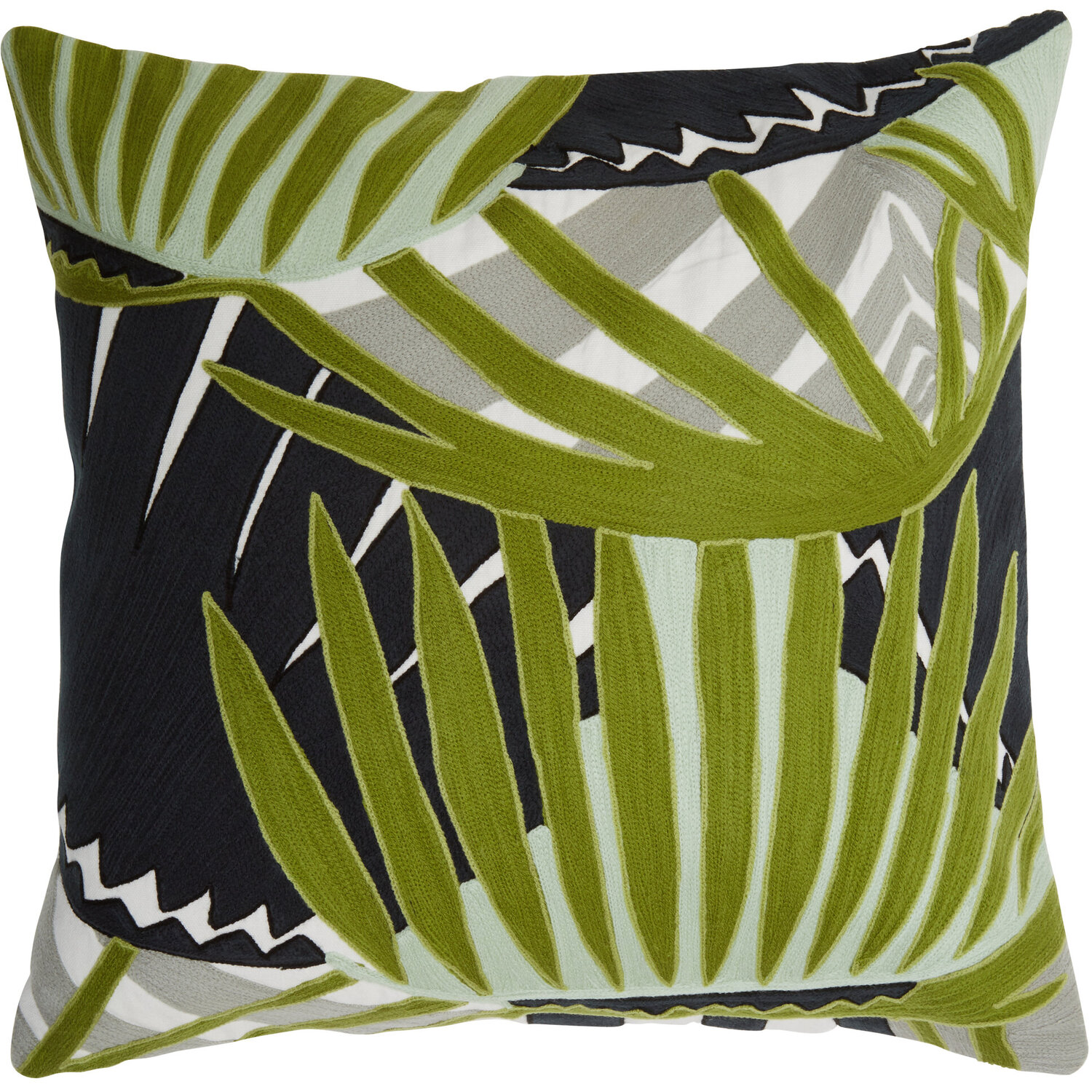 Bosie Ozella Botanical Green Cushion - Multicolour