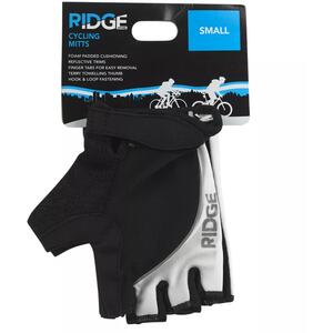 Small Halfords Cycling Bike Training Gloves - Black