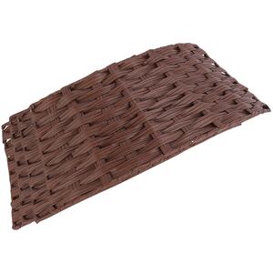 76cm Decorative Christmas Tree Skirt Cover 4 Pcs - Brown