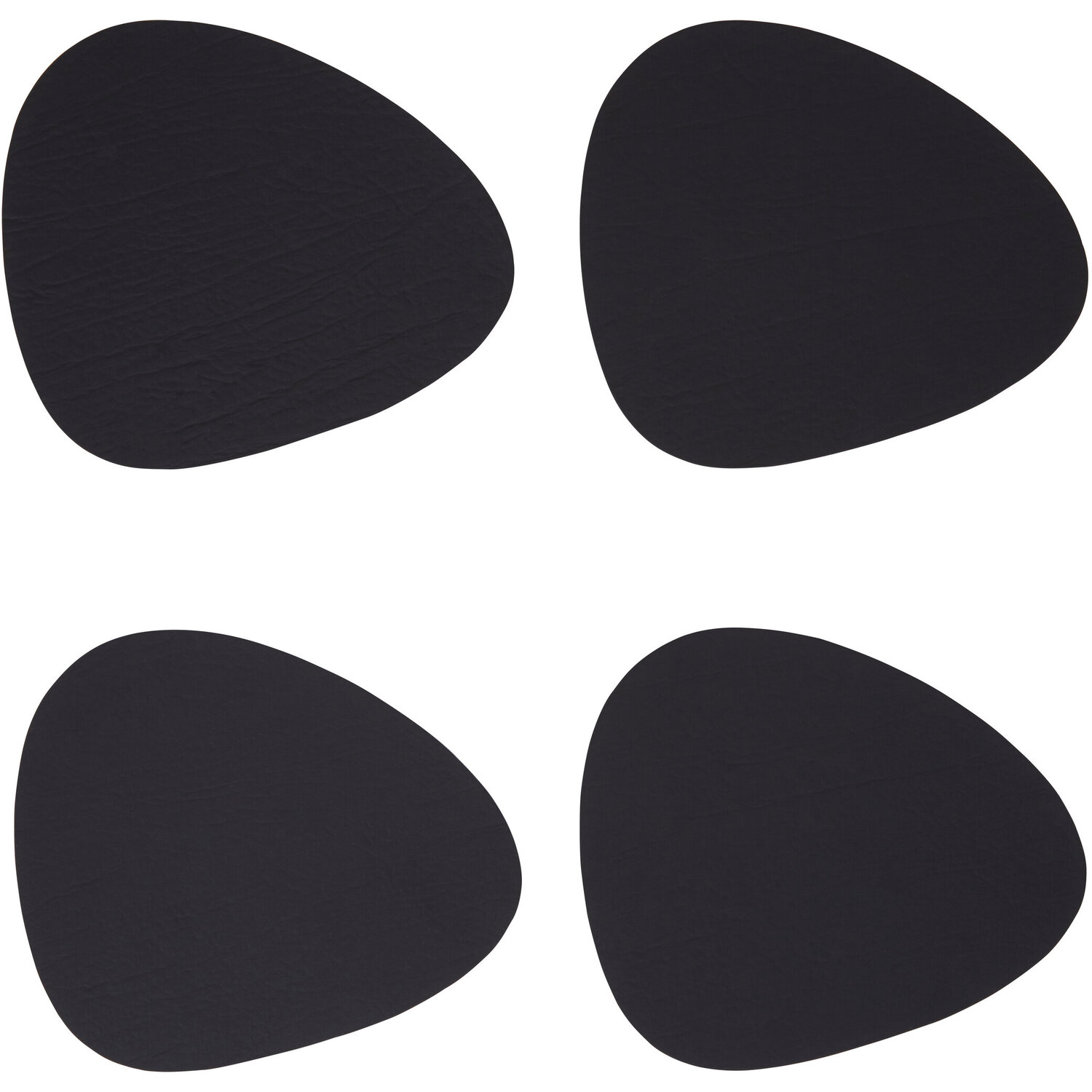 Image of Catlins 4 Piece Pebble Black Leather&hellip;