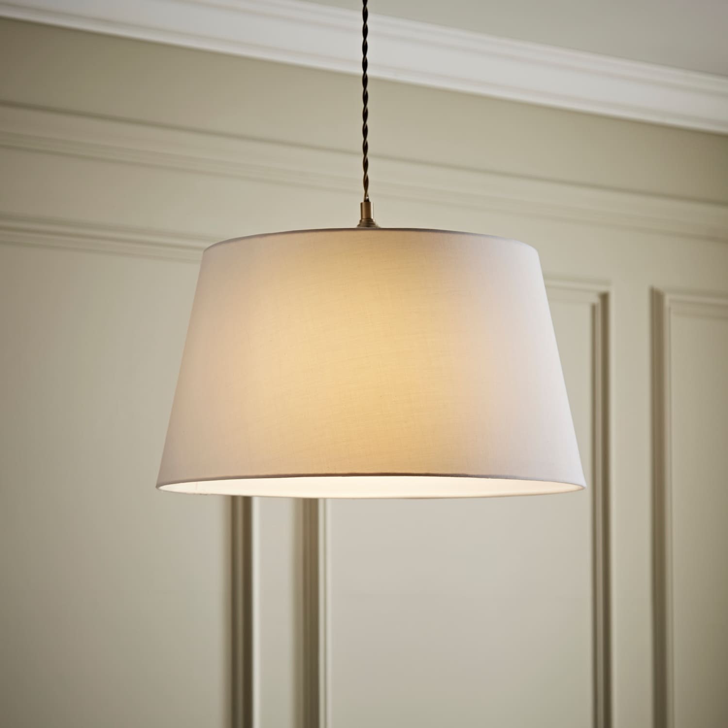 Valuelights Aspen Large Tapered Ceiling Lamp Shade - White