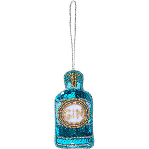 Beaded Gin Hanging Decoration