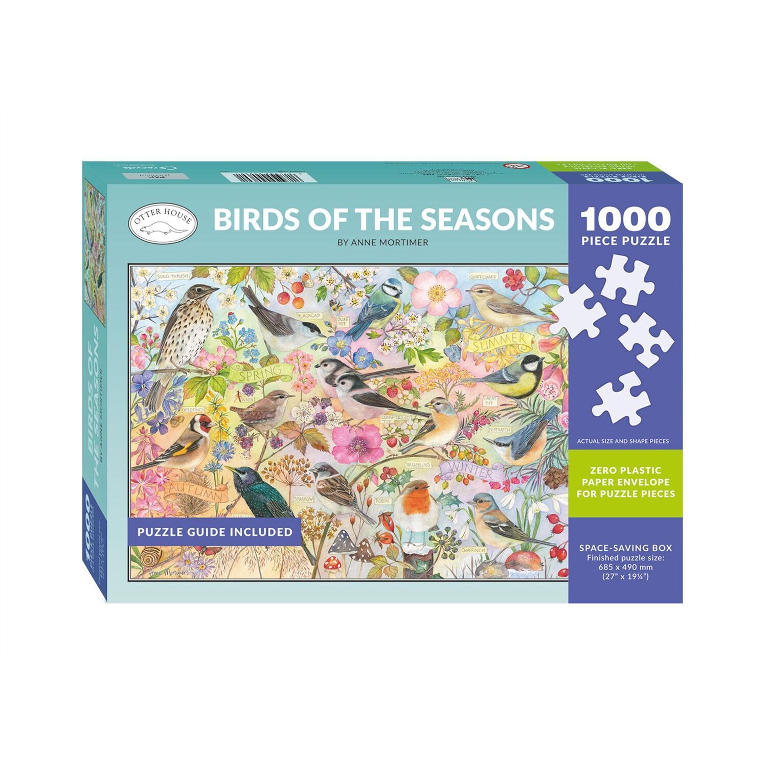 Birds of the Seasons 1000 Piece Jigsaw