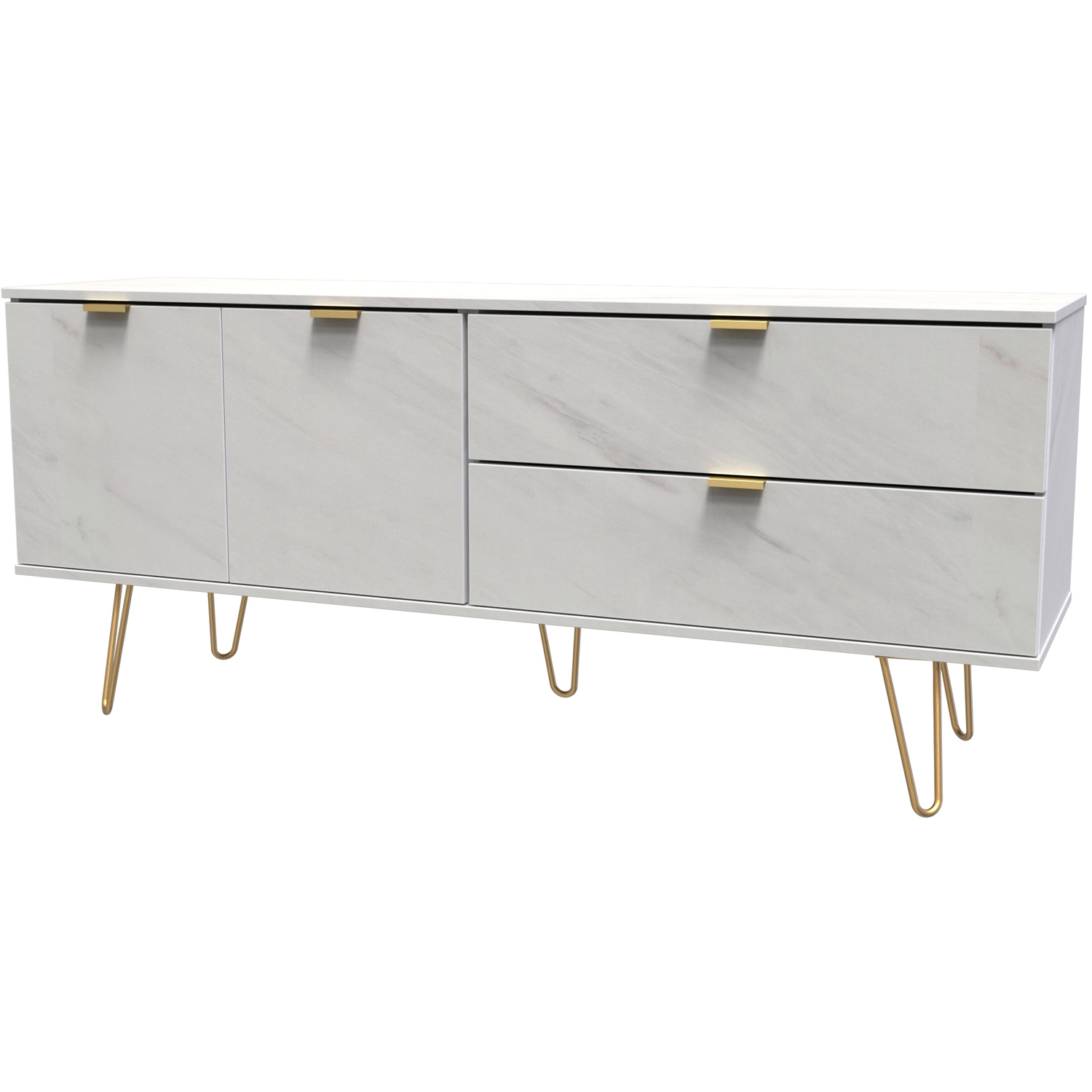 Hong Kong Sideboard Unit - White Marble