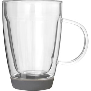 Amari Double Wall Glass Mug with Silicone Base 350ml