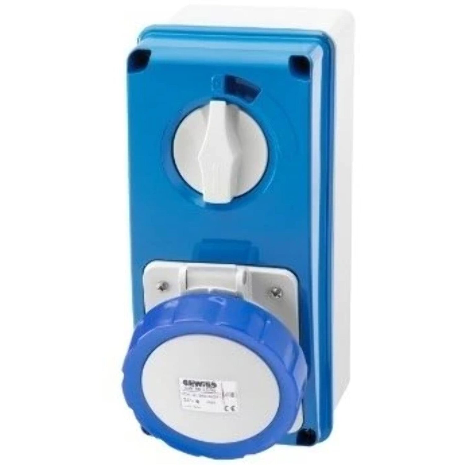 Gewiss Gw66215n Heavy-Duty Interlocked Vertical Socket Outlet With Switch And Ip67 Protection - Image 3