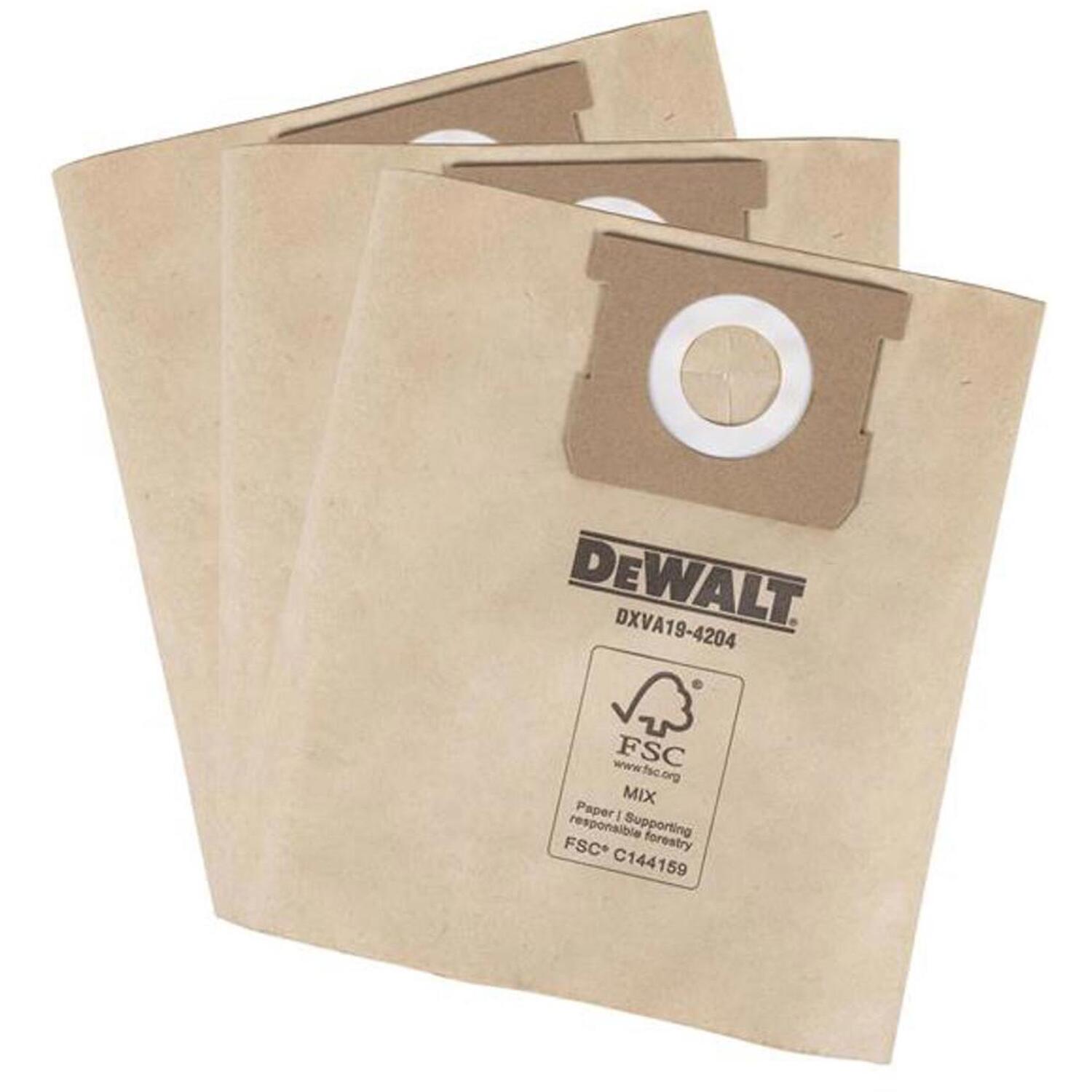 Dewalt DXVA19-4204 Dust Bag 3 Pack - Easy Attach, Fits Multiple Models - Image 5