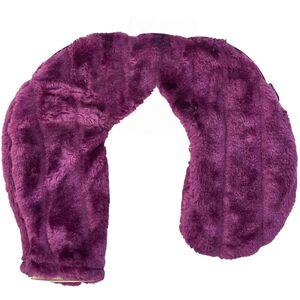 K Collection Plain 1.1L Fluffy Neck & Shoulder Hot Water Bottle