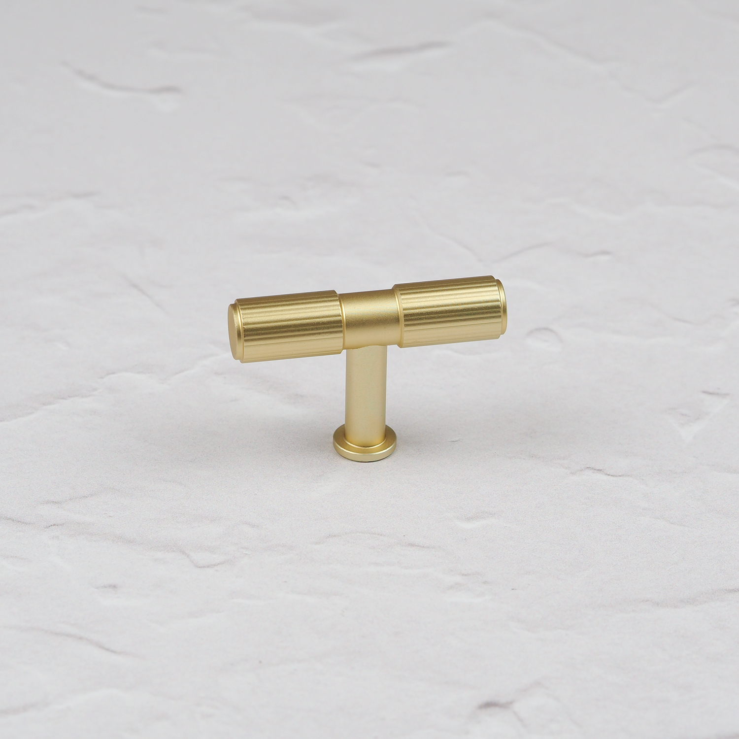 Handle & Home Brushed Brass Fluted 50mm Knob Kitchen Cabinet Cupboard Drawer Pull Reeded Gold Design - Image 4