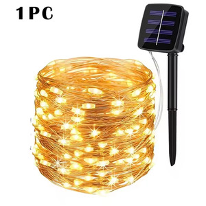 32M Solar LED Fairy String Lights Warm White