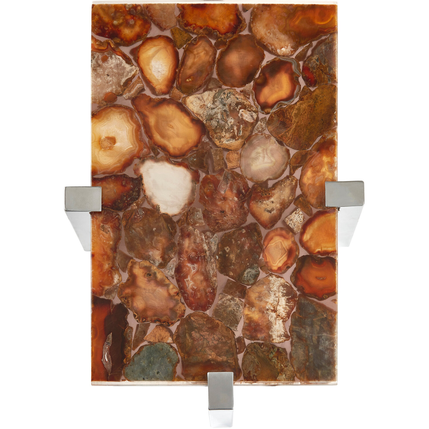 Fifty Five South Relic Agate Stone Wall Light - Multi Colour
