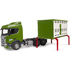 Bruder Scania Super 560R Cattle transportation truck with 1 cattle Detailed Vehicle & Playset Model