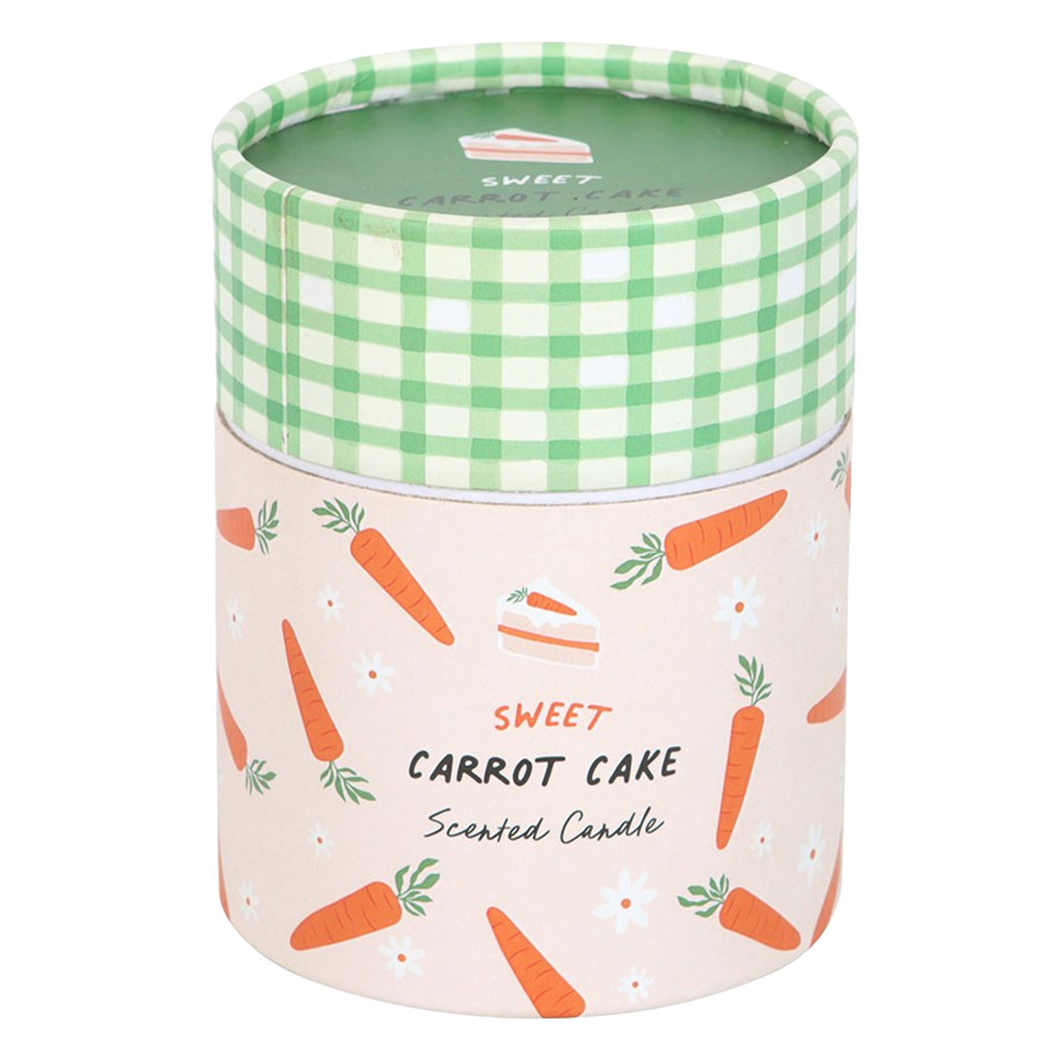 Something Different Sweet Carrot Cake Scented Candle - White