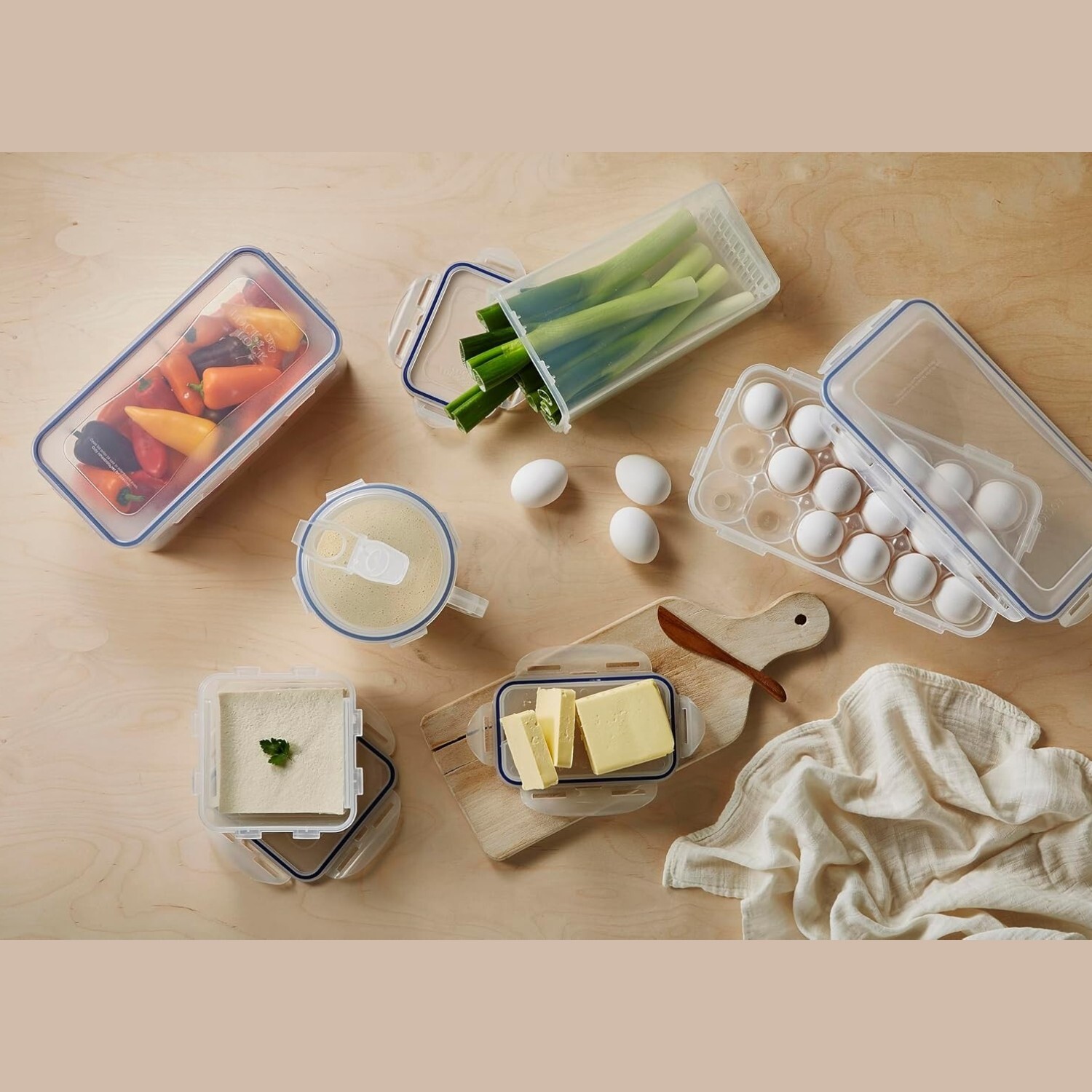 Locknlock Rectangular Food Container 2.3L - Clear