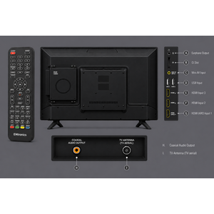 32 Inch HD Ready LED TV with Built-in DVD Player