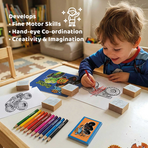Hot Wheels Travel Set by Multiprint  Kids Activity & Craft Set
