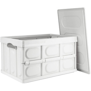 TekBox Large Folding Storage Box - White
