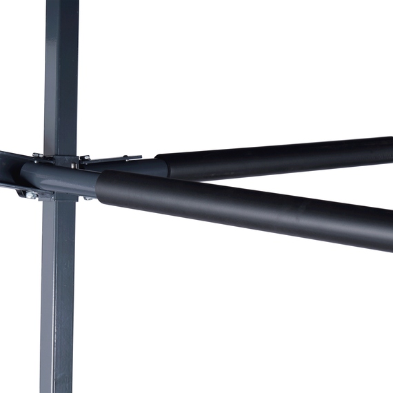 SwitZer Mobile Bumper Paint Panels Drying Rack Stand Heavy Duty 8 Fixed Arms Gry