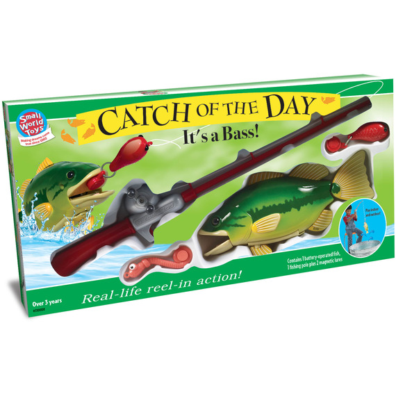 Catch Of The Day - Bass Electric Fishing Toy