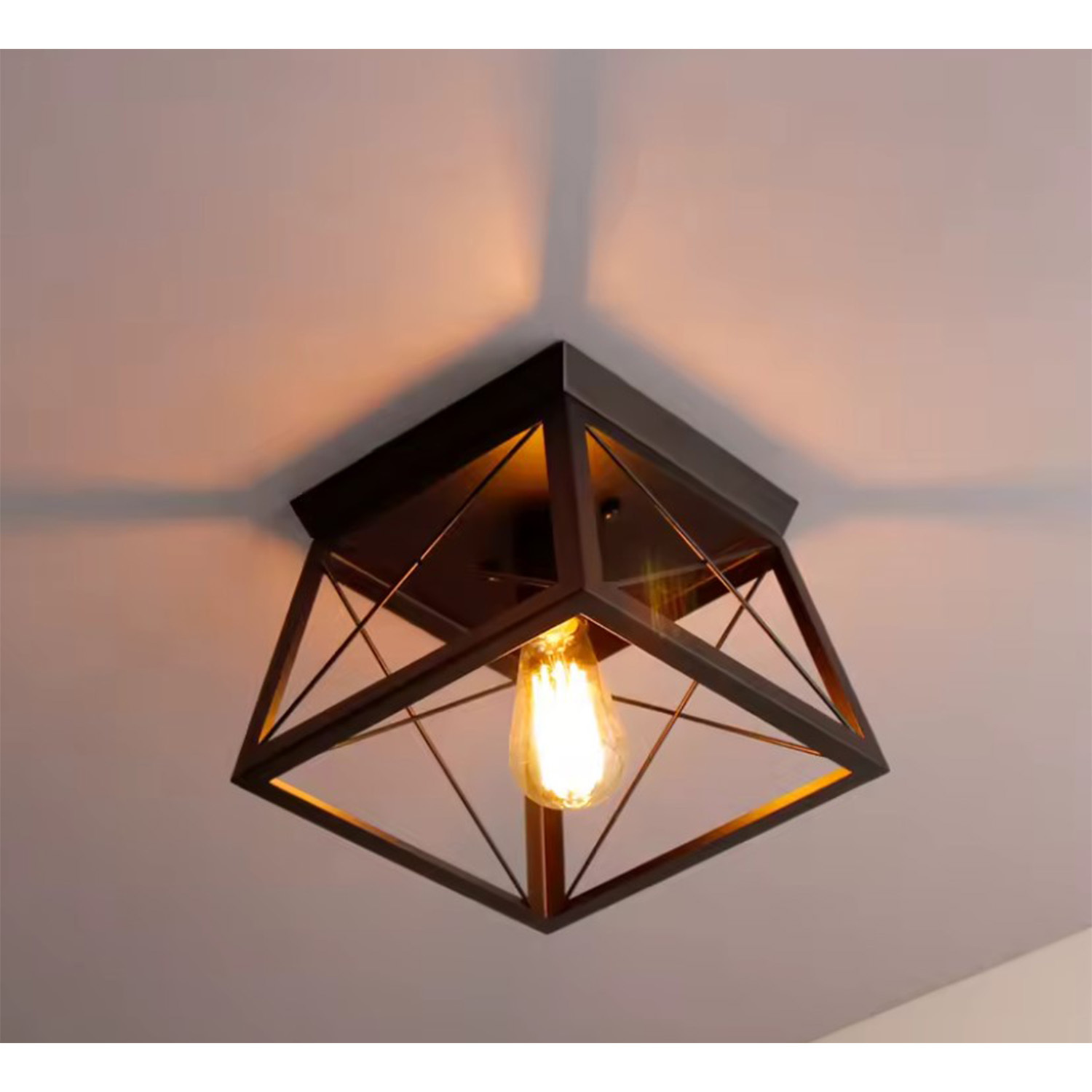The Bath Plus Tb+ Black Ceiling Light - Black