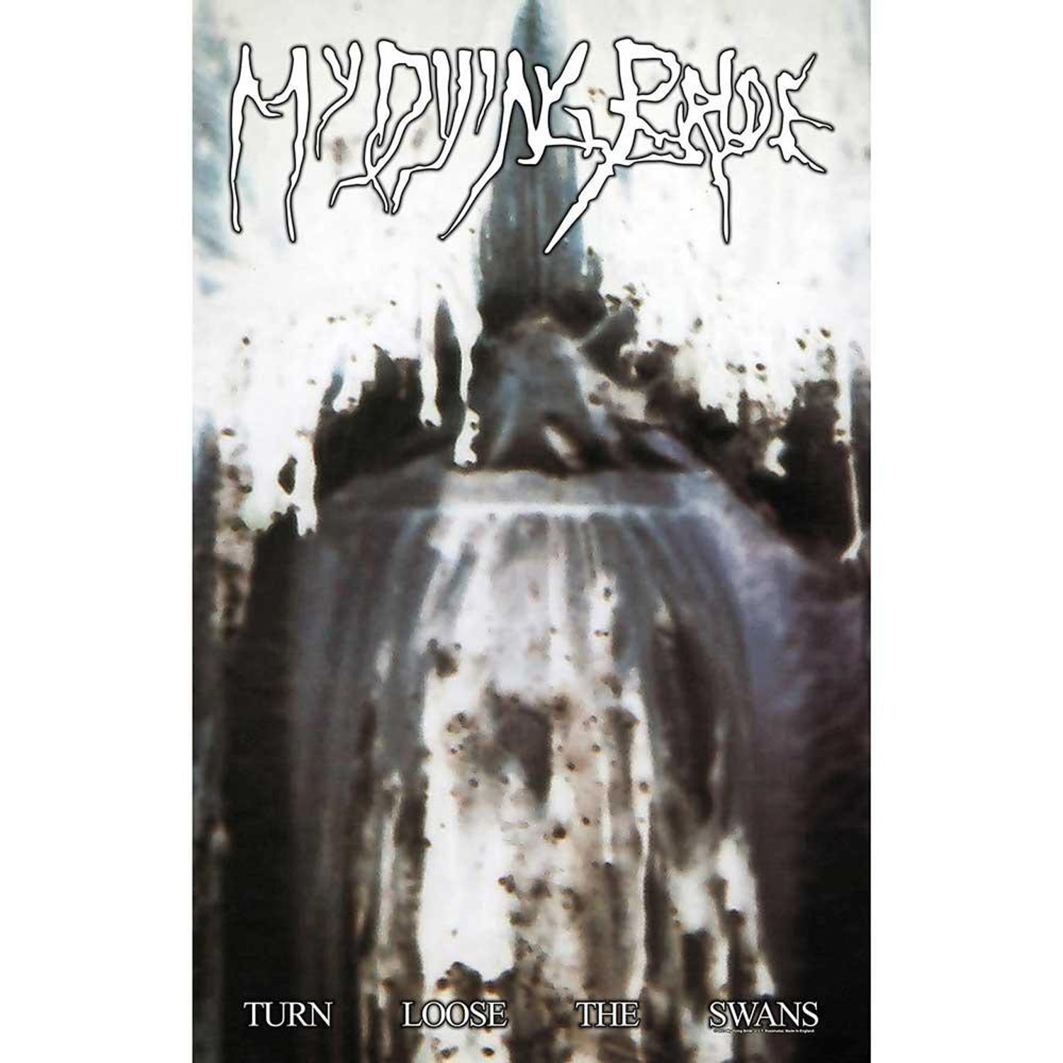 My Dying Bride Turn Loose The Swans Textile Poster - White/Grey/Black