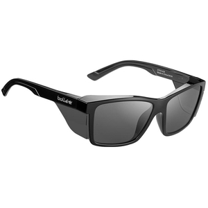 Bolle, STKS 420, Safety Glasses, Smoke Lens, Black Gloss Frame