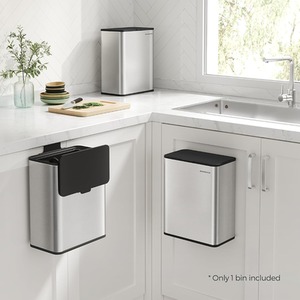 SONGMICS 8L Cabinet Door Hanging or Wall-Mounted Kitchen Bin