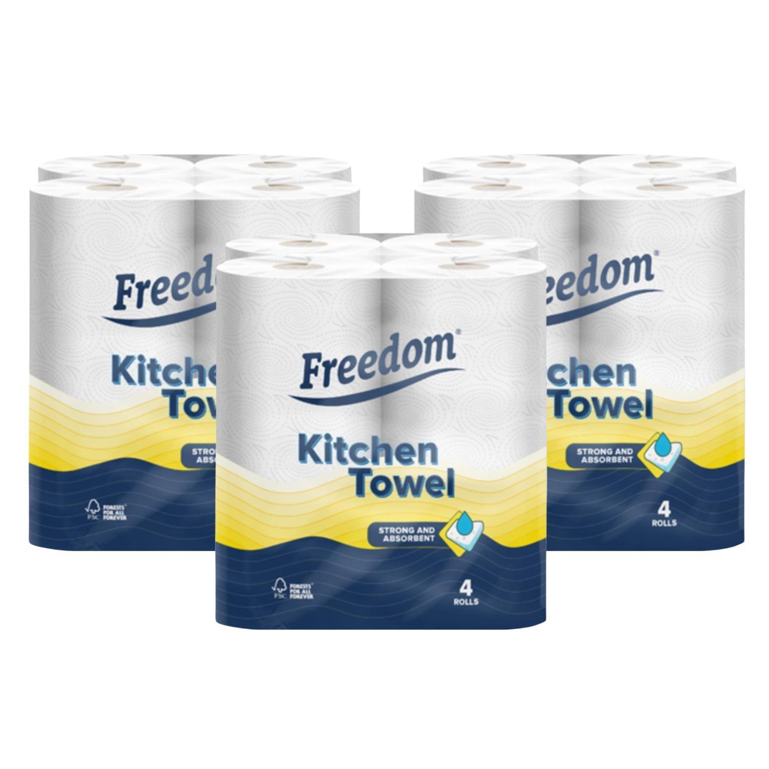 Image of Freedom Rhino Multipurpose Kitchen Paper Rolls&hellip;