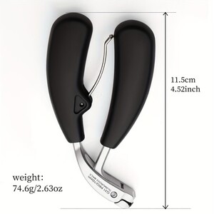 Stainless Steel Nail Clippers Wide Jaw Precision Cutter