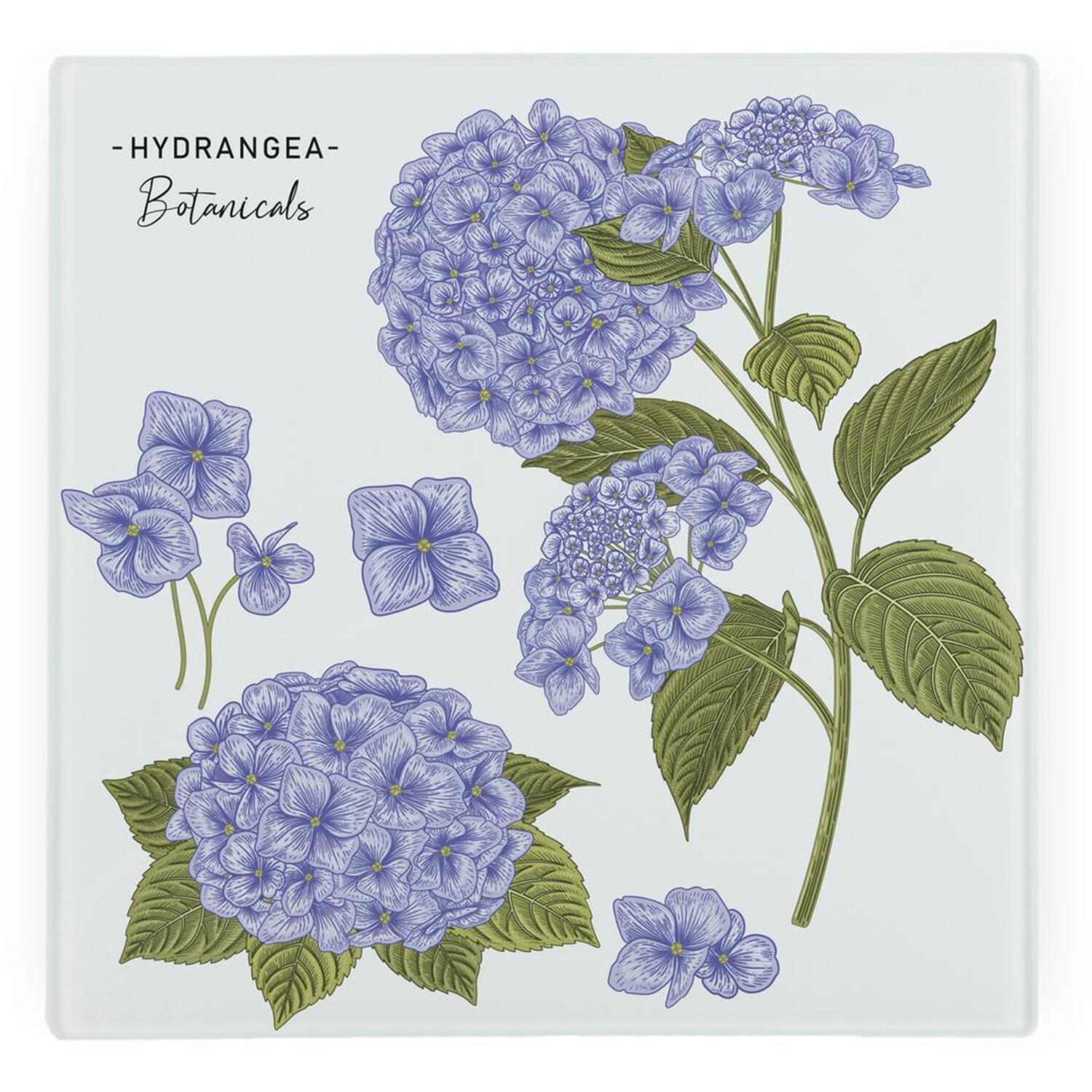 Image of Floral Botanicals Hydrangea Glass Hot Pot&hellip;