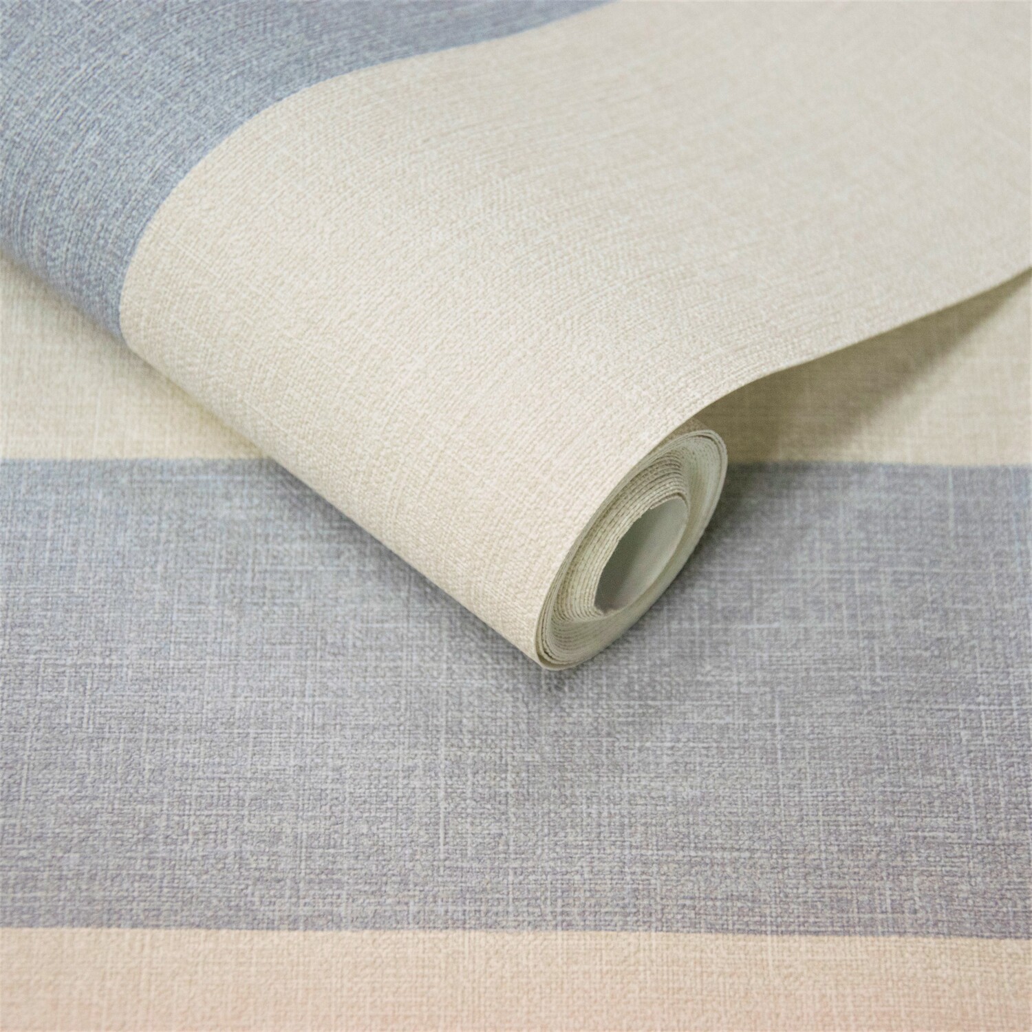 Grandeco Light Blue Linen Wallpaper - Antibacterial - Pure & Protect - Image 4