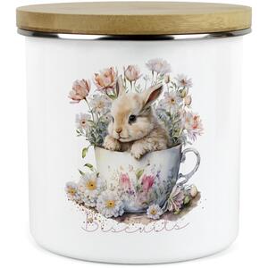 Teacup Bunny Large Kitchen Storage Canister