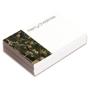 Gold Bauble Tree Florist Card 250 Pack