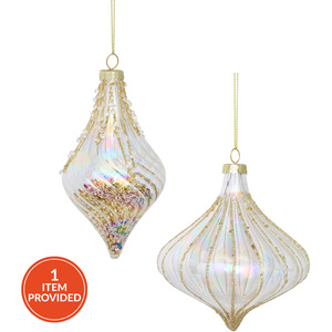 Iridescent Gold Filled Droplet