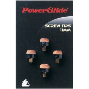 Power Glide Pool Cue Tips (Pack of 4)