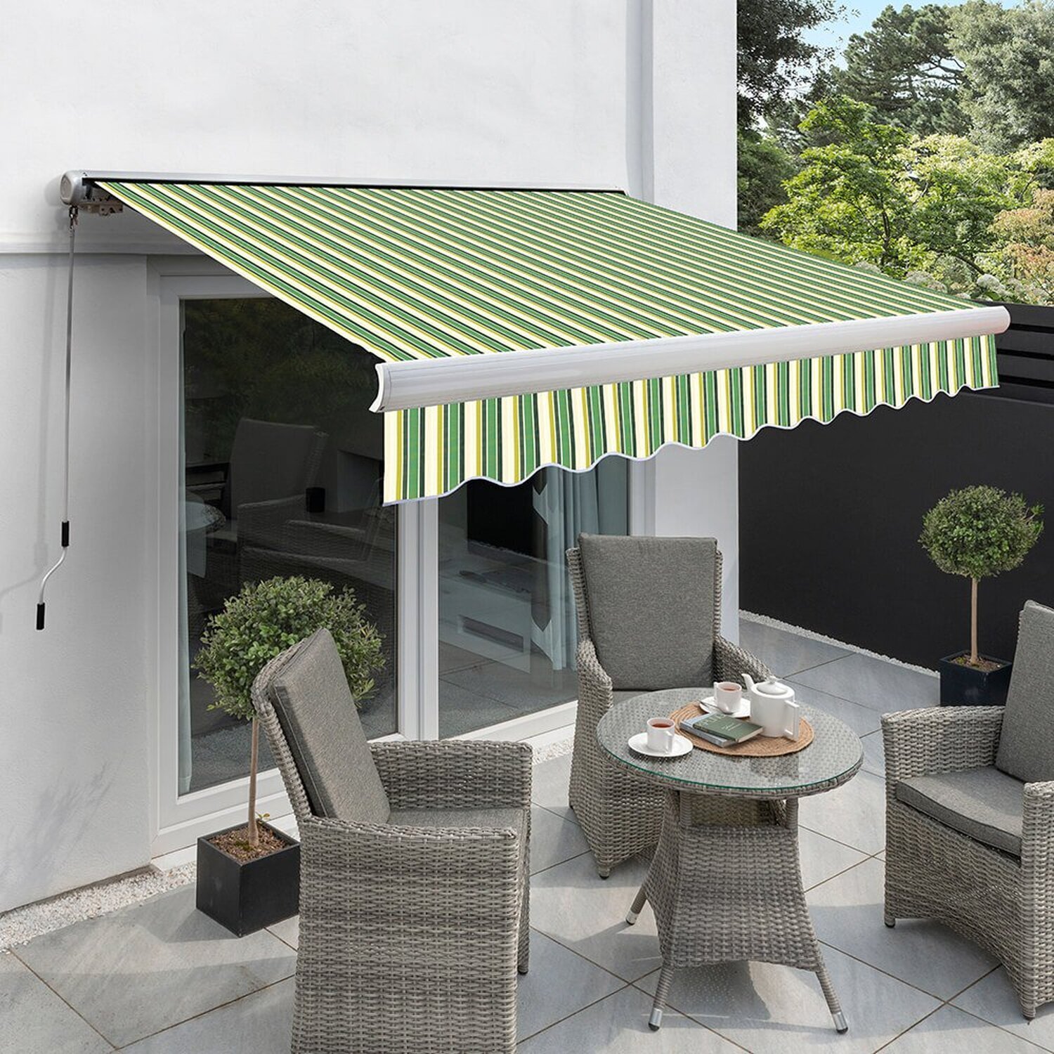 Image of Full Cassette Electric Patio Awning 4m&hellip;