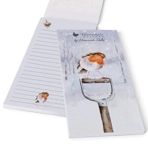 Red Robin Illustrated Magnetic Shopping List Pad
