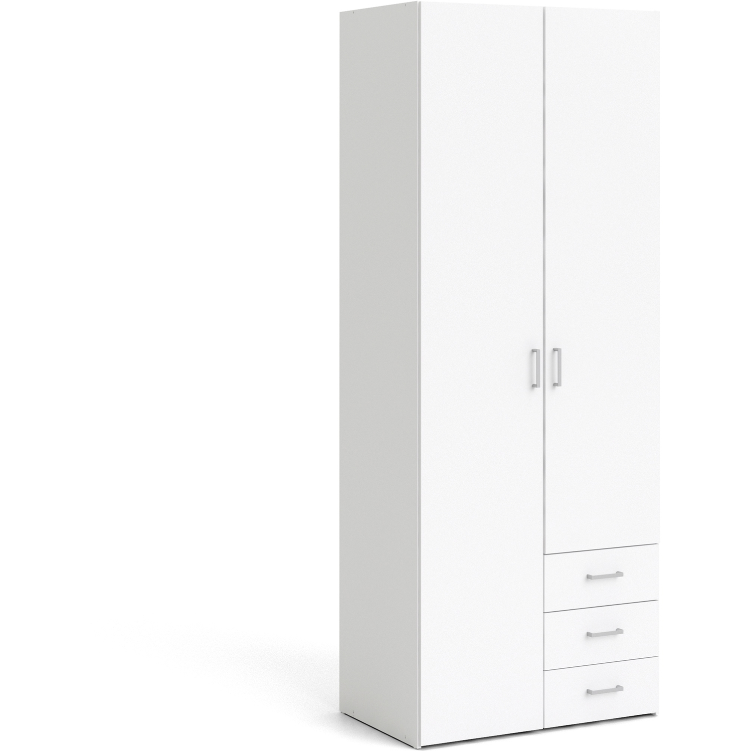Rackhams White Space Wardrobe - 2 Doors 3 Drawers In 2000 - Malemine - 1 - Image 5