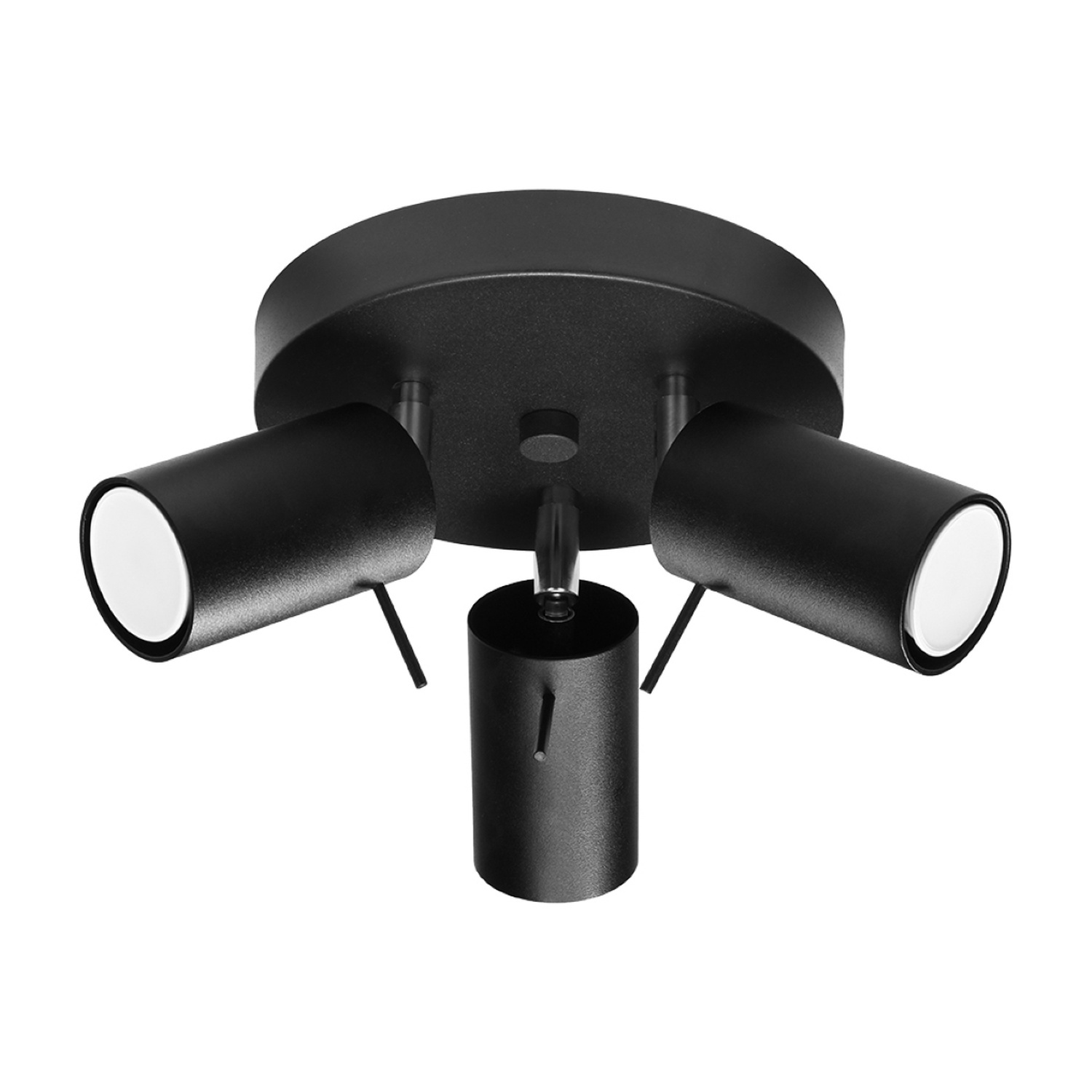 Sollux Lighting Ceiling Lamp Ring 3P Black - Black