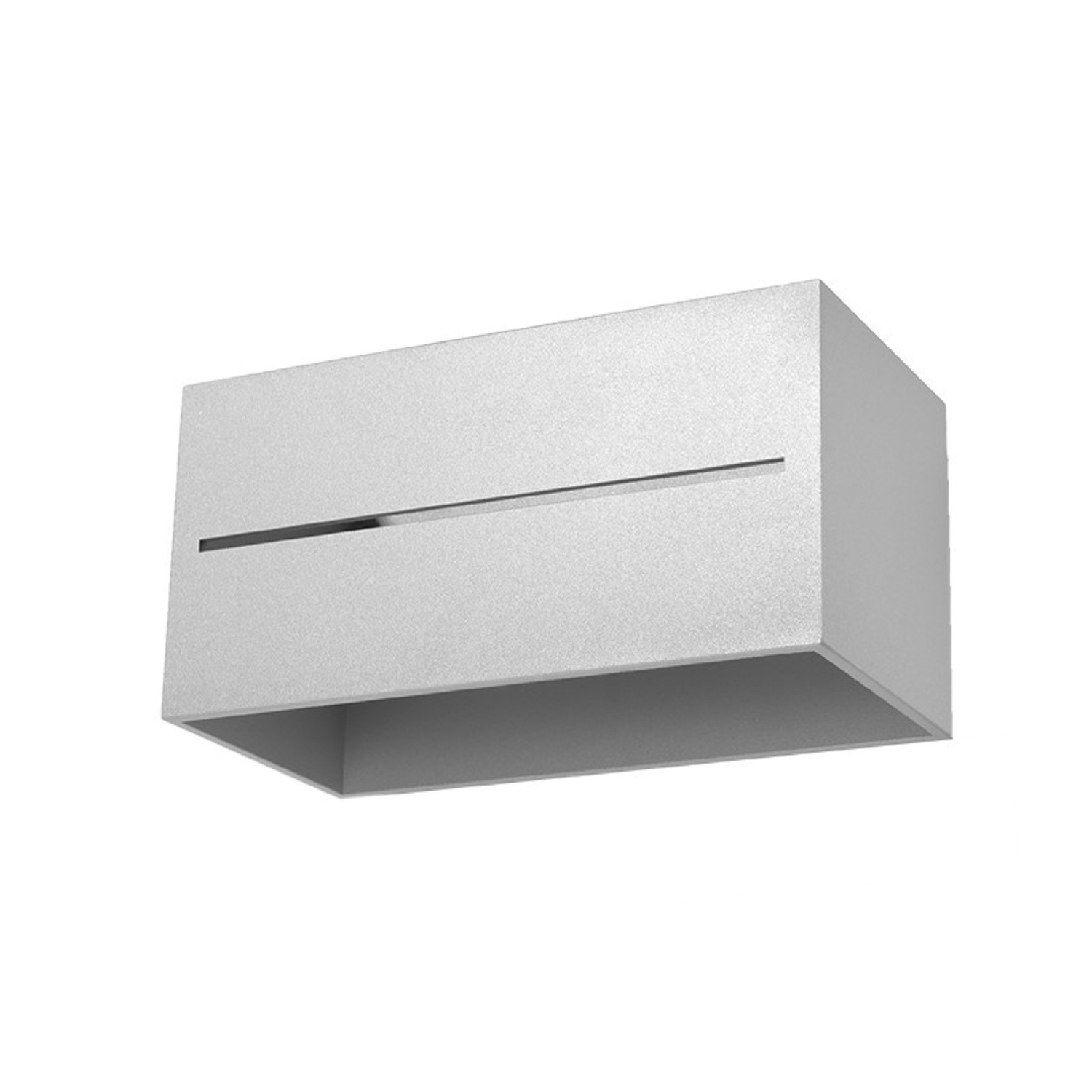 Modern Aluminium Wall Light G9 Indoor Up Down Wall Sconce Lamp Brushed Silver - Image 3