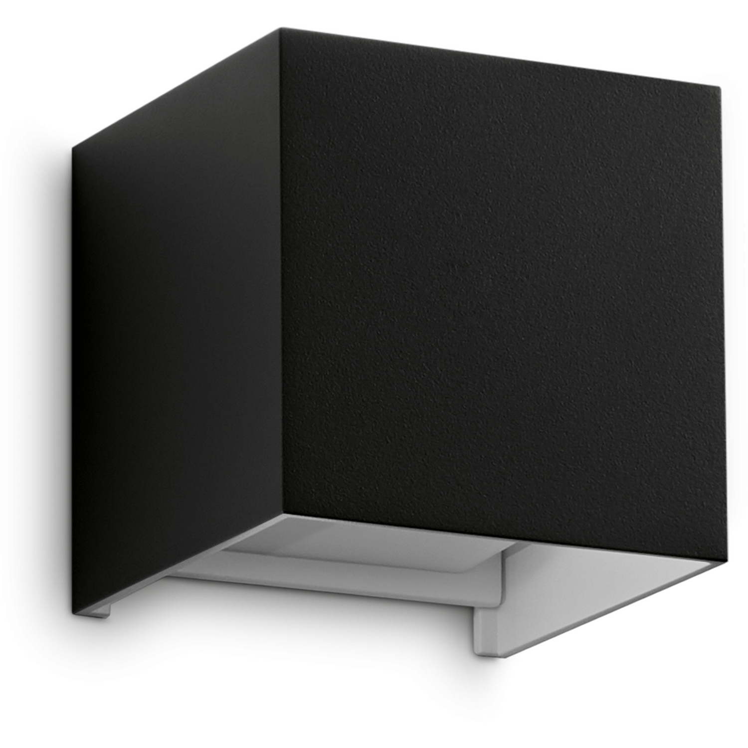 Ideal Lux Lighting Atom Wall Light Black B - Black